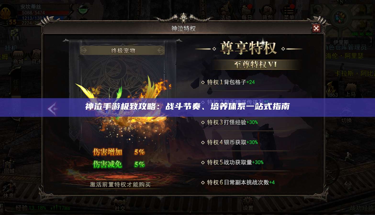 神泣手游极致攻略:战斗节奏、培养体系一站式指南